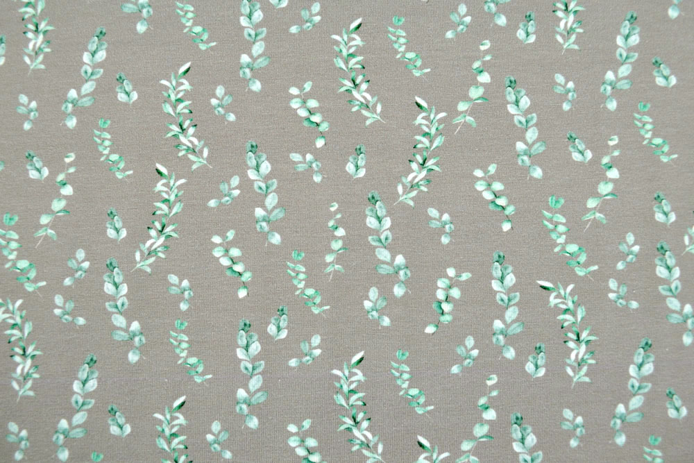 Jersey - Eukalyptus - Sandgrau