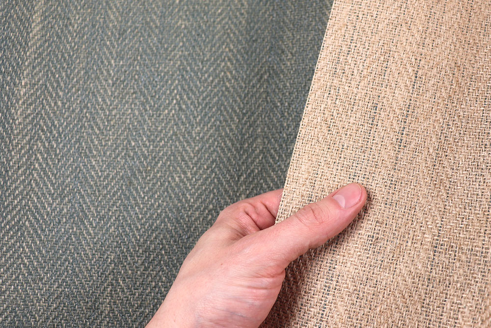 Jute Köper - wasser- und fleckabweisend - Dusty Sea