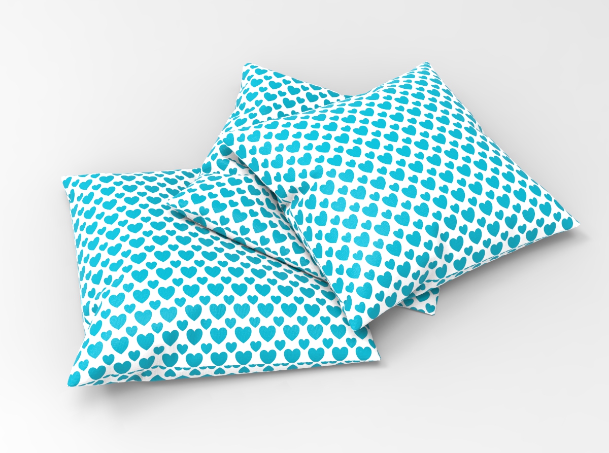 Dekostoff - Herzen groß und klein