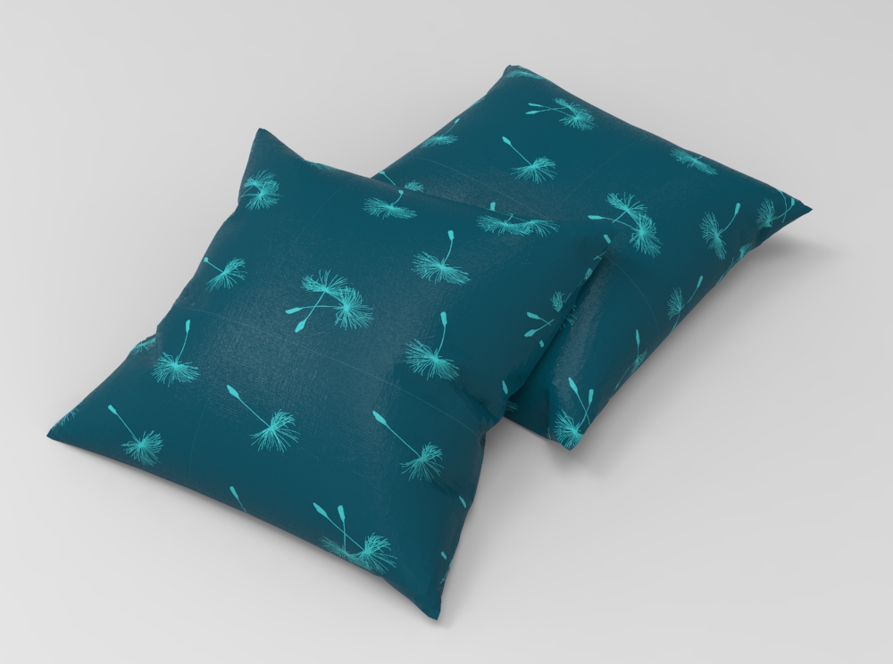 Fleece Stoff - Pusteblume