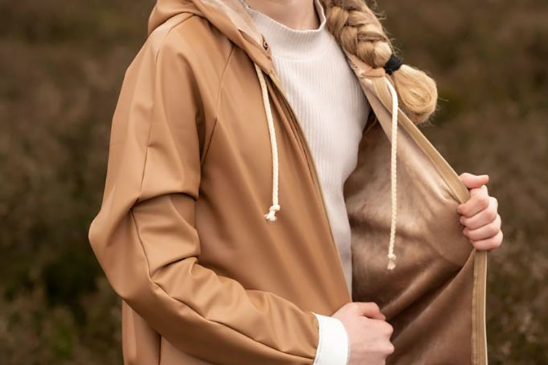 Thermo-Kunstleder - Hellbraun