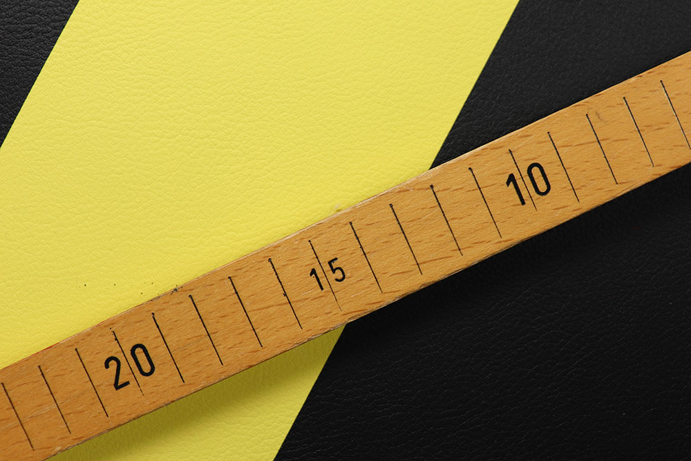 Kunstleder Premium - Safety Stripes