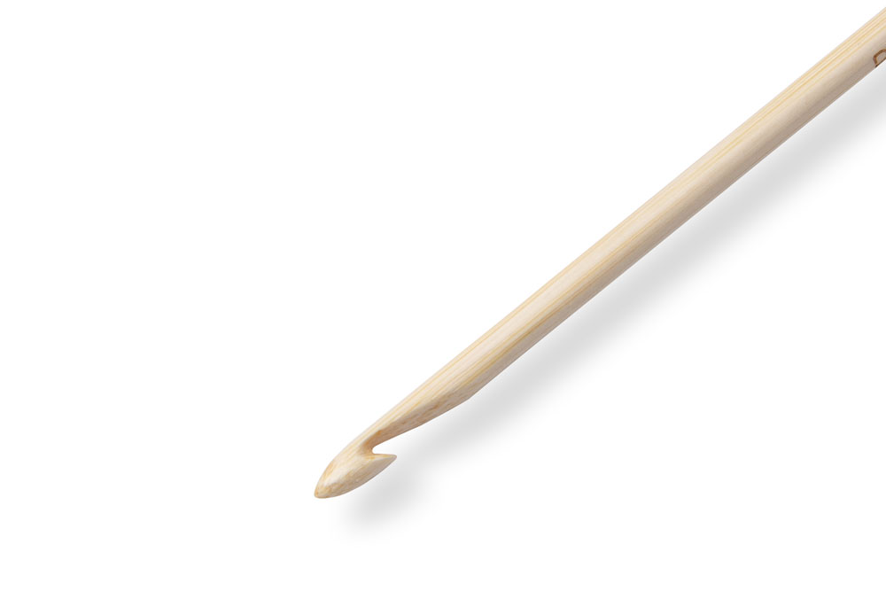 Woll-Häkelnadel Prym - 15 cm - 4 mm - Bambus