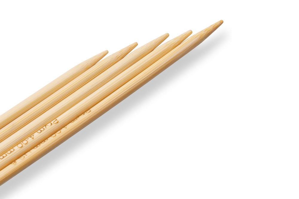 Strumpfstricknadeln Prym 15 cm - 4,0 mm Bambus