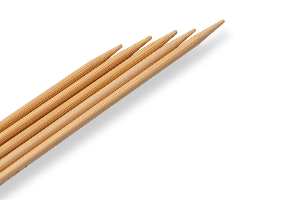 Strumpfstricknadeln Prym 20 cm - 3,5 mm Bambus
