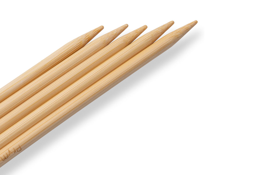 Strumpfstricknadeln Prym 20 cm - 5,0 mm Bambus