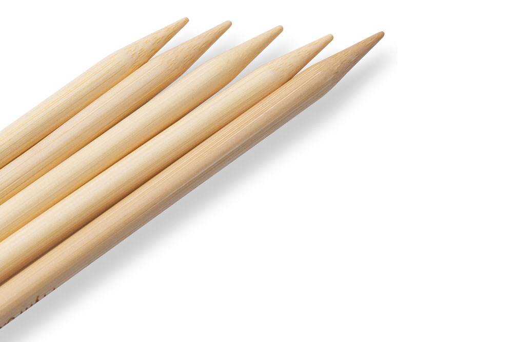 Strumpfstricknadeln Prym 20 cm - 6,0 mm Bambus