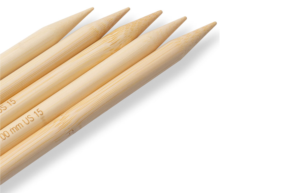 Strumpfstricknadeln Prym 20 cm - 10,0 mm Bambus