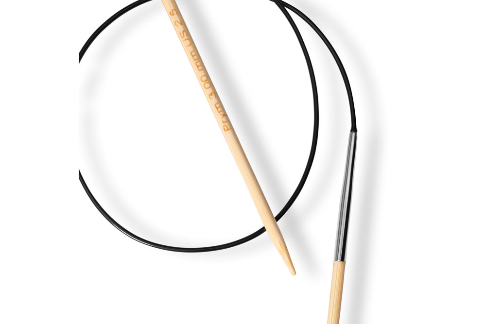 Rundstricknadeln Prym 60 cm - 3,0 mm Bambus