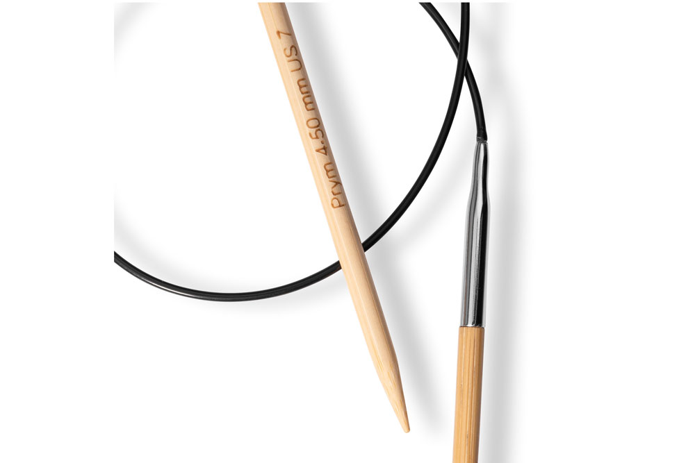 Rundstricknadeln Prym 80 cm - 4,5 mm Bambus