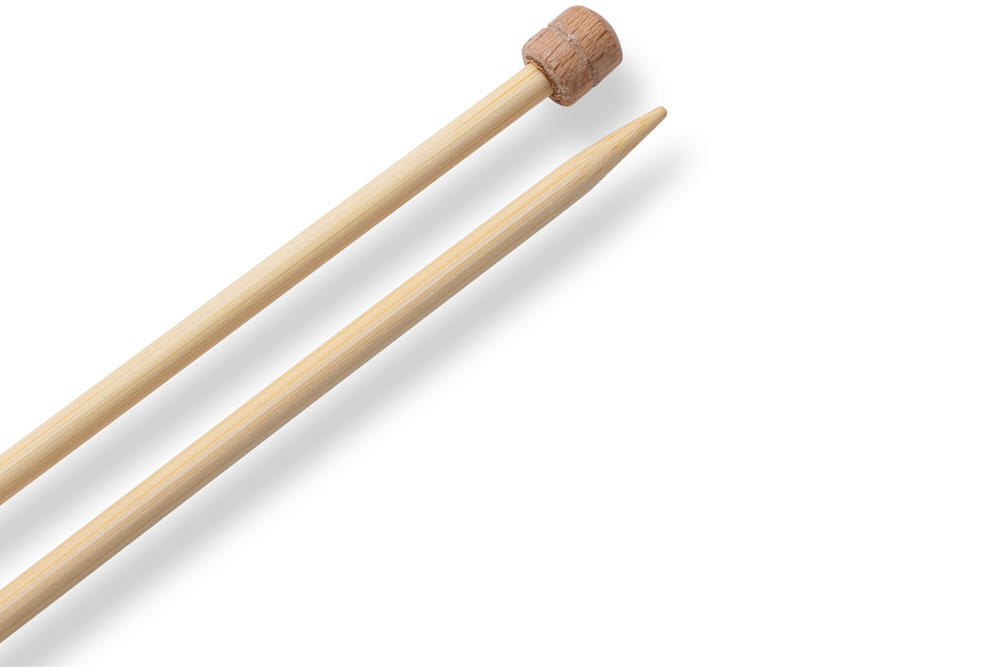 Jackenstricknadeln Prym 33 cm - 4,0 mm Bambus