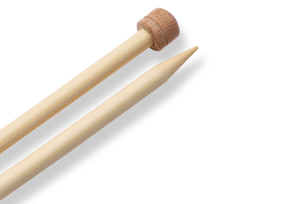 Jackenstricknadeln Prym 33 cm - 8,0 mm Bambus