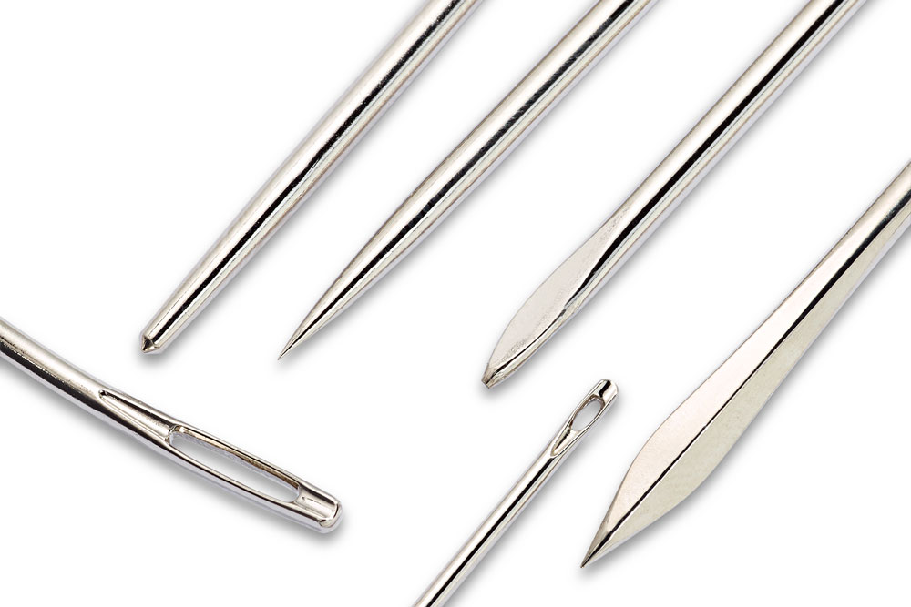 Bastelnadel-Set - silberfarbig