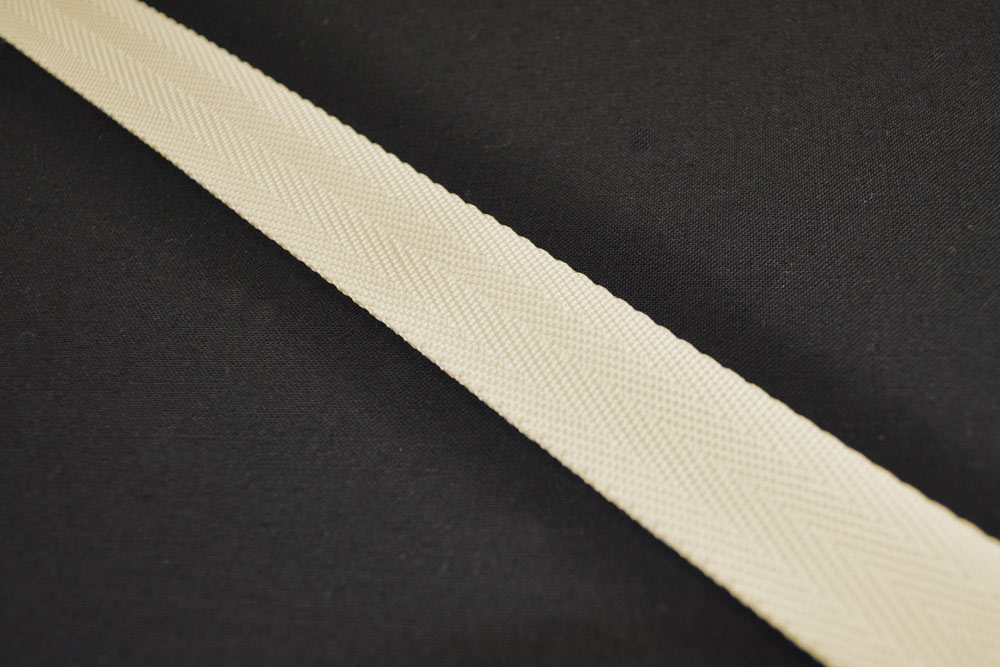 Gurtband - Fischgrat-Köper - 2,5 cm - Meterware