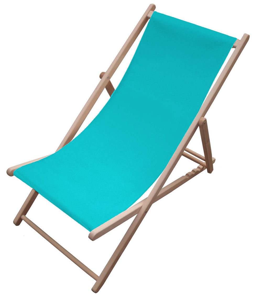 Liegestuhl-Stoff gesäumt - 45 cm breit - Uni