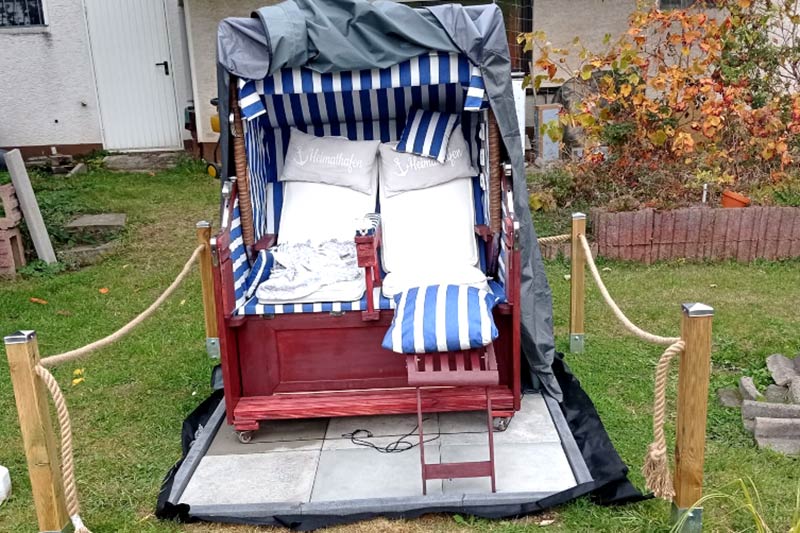 Markisen- und Outdoor-Stoff Spain Sun - Blockstreifen II