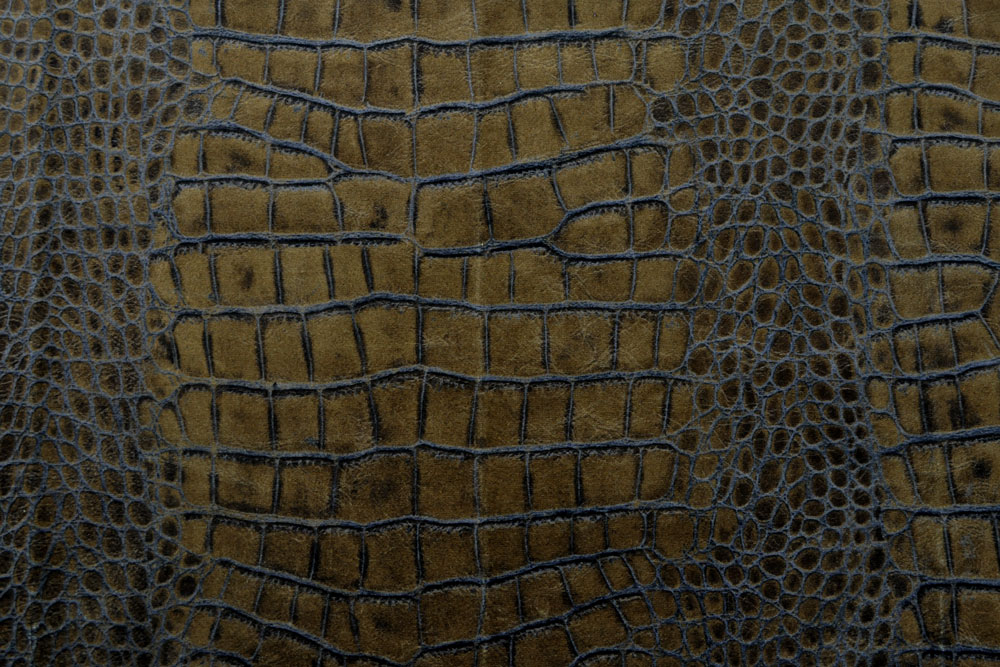 Möbelsamt - Krokodil - Nil-Grün