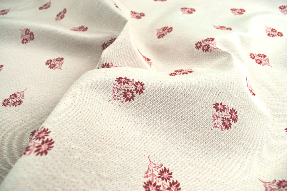 Möbelstoff Landhaus - Edelweiß - Creme