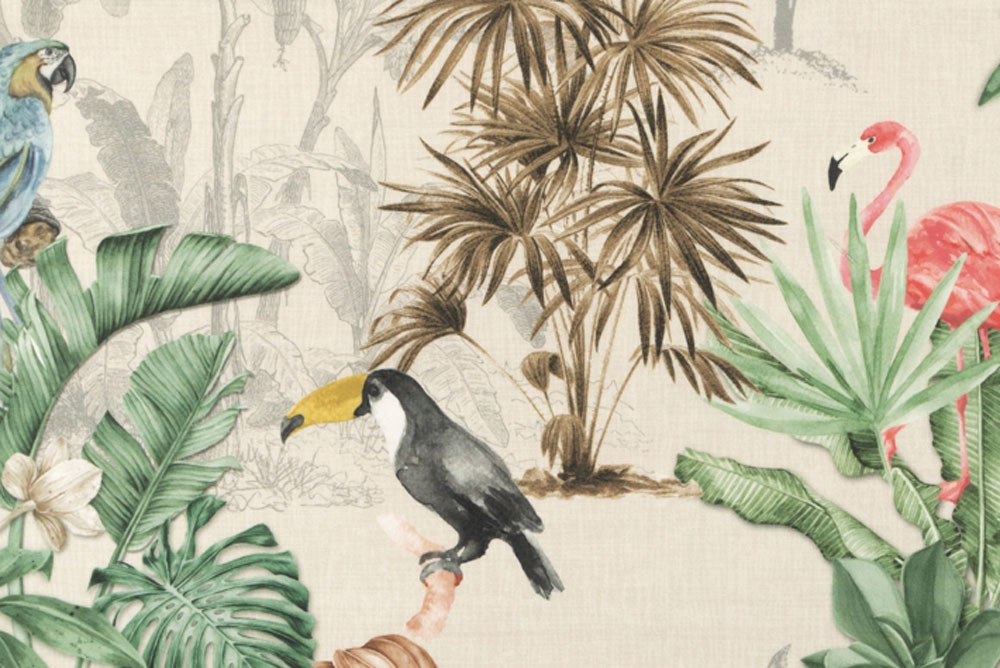 Outdoor-Stoff Dralon® - Tier-Insel