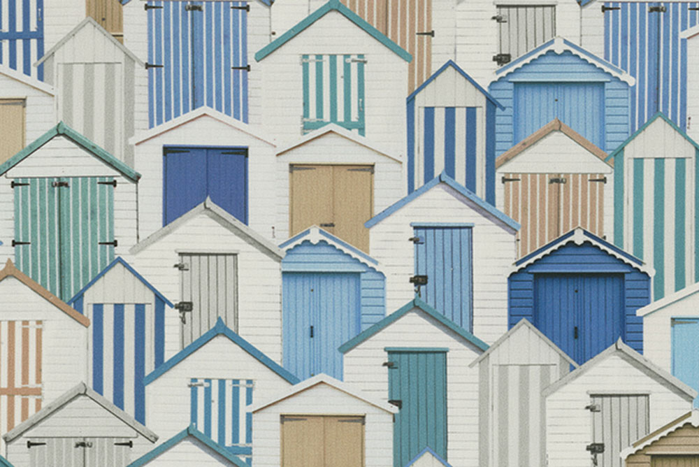 Outdoor-Stoff Dralon® - Digitaldruck - Beachhouse