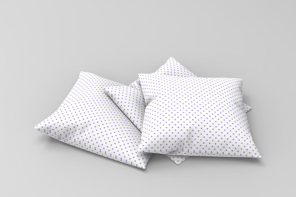 Patchwork-Stoff Basic - Kleine Punkte - Weiß/Flieder