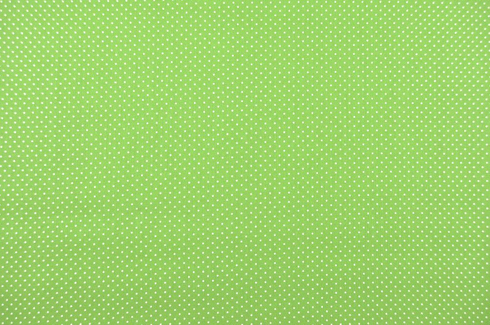 Patchwork-Stoff Léger - Small Dots - Hellgrün/Weiß