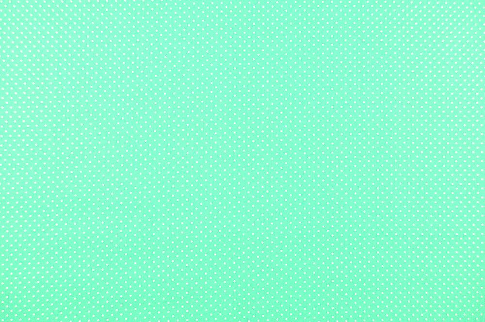 Patchwork-Stoff Léger - Small Dots - Mint/Weiß