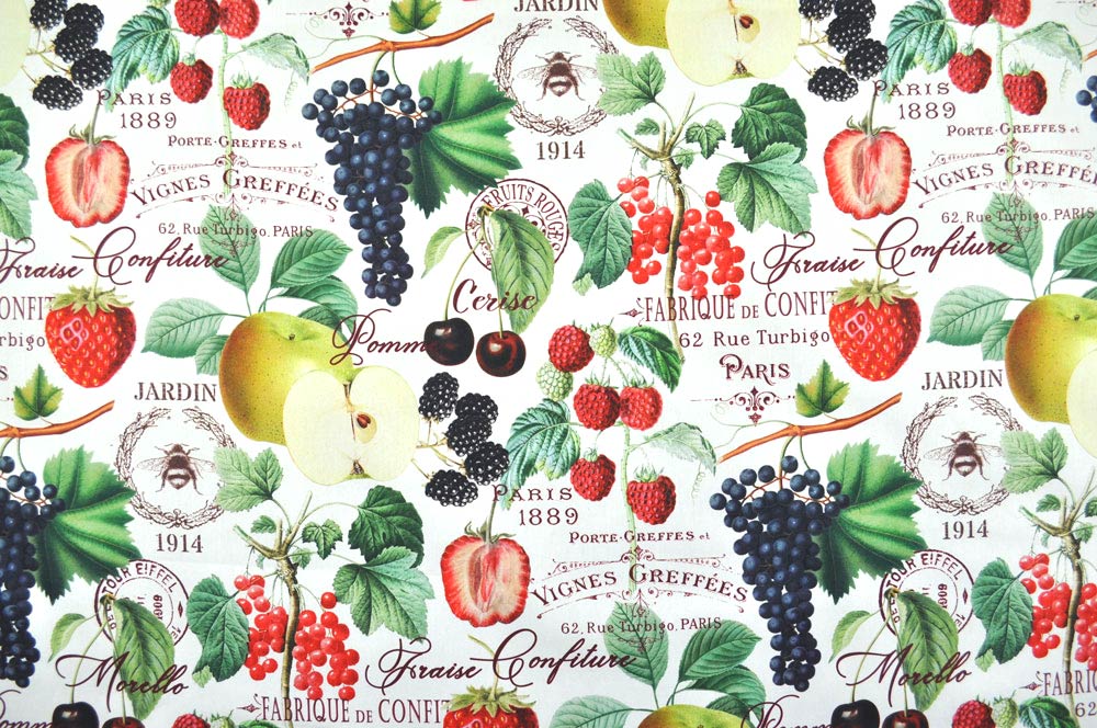 Baumwollstoff Köper - Joies de l'été