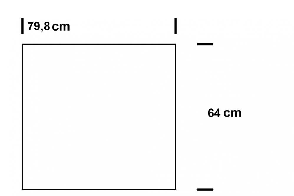 Fertig-Gardine linke Seite - Blackout-Stoff - a: 79,8 x b: 64 cm - Frühlingsgrün