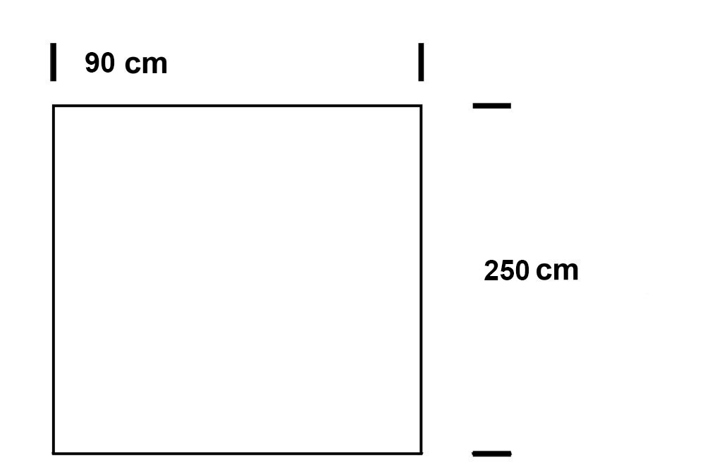 Ultraschall-Zuschnitt - a: 90 x b: 250 cm - Blackout - Schatz der Meere