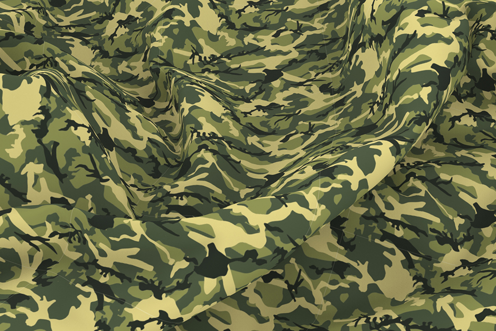 Baumwollstoff - Tarnmuster