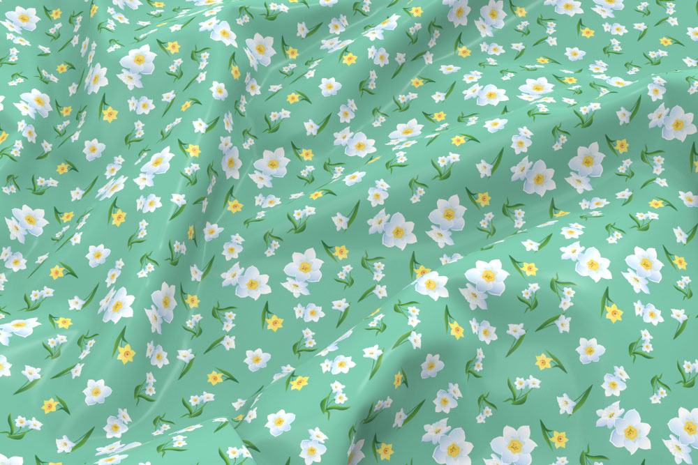 Satin - Osterglocken-Zauber