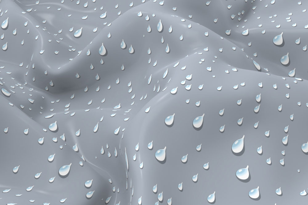 Satin - Wassertropfen