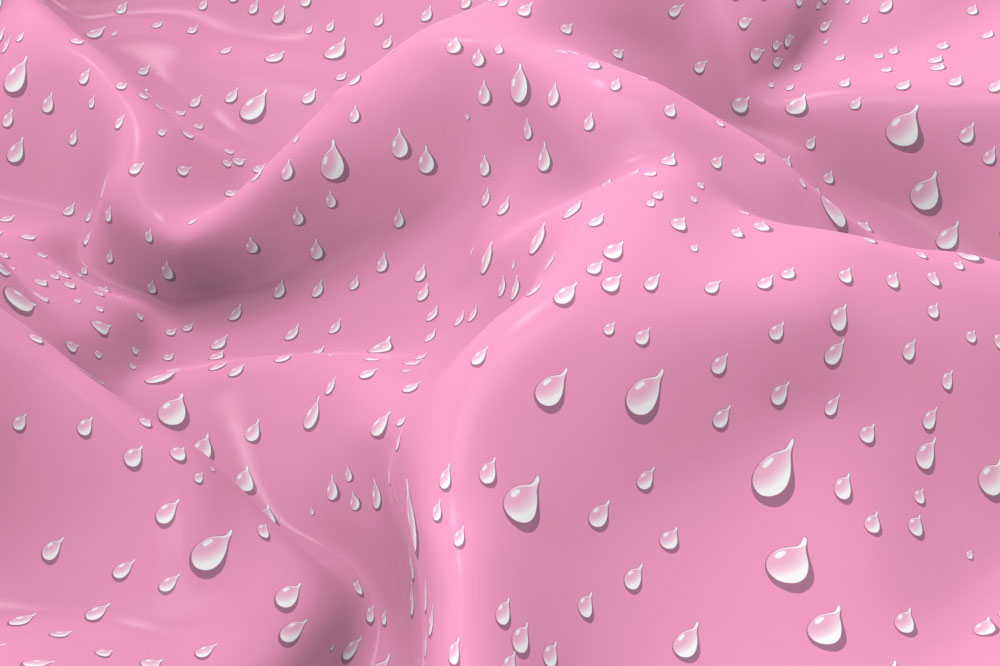 Satin - Wassertropfen