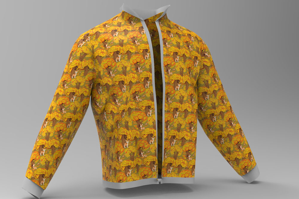 Nano-Softshell - Rehe im Wald