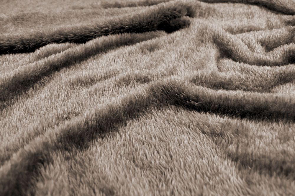 Kuschel-Fleece - TwoTone - Beige