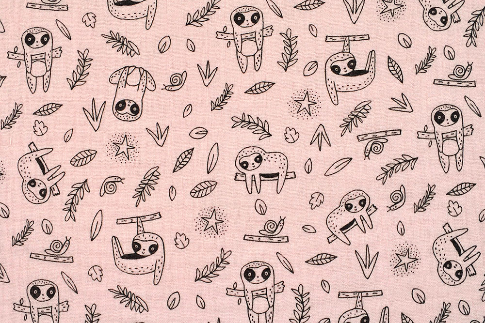 Double Gauze - Faultier-Party