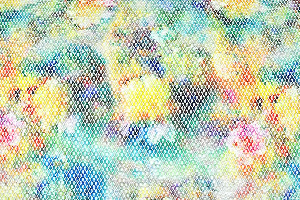 Netzstoff Super-Elastik - Floral Dreams