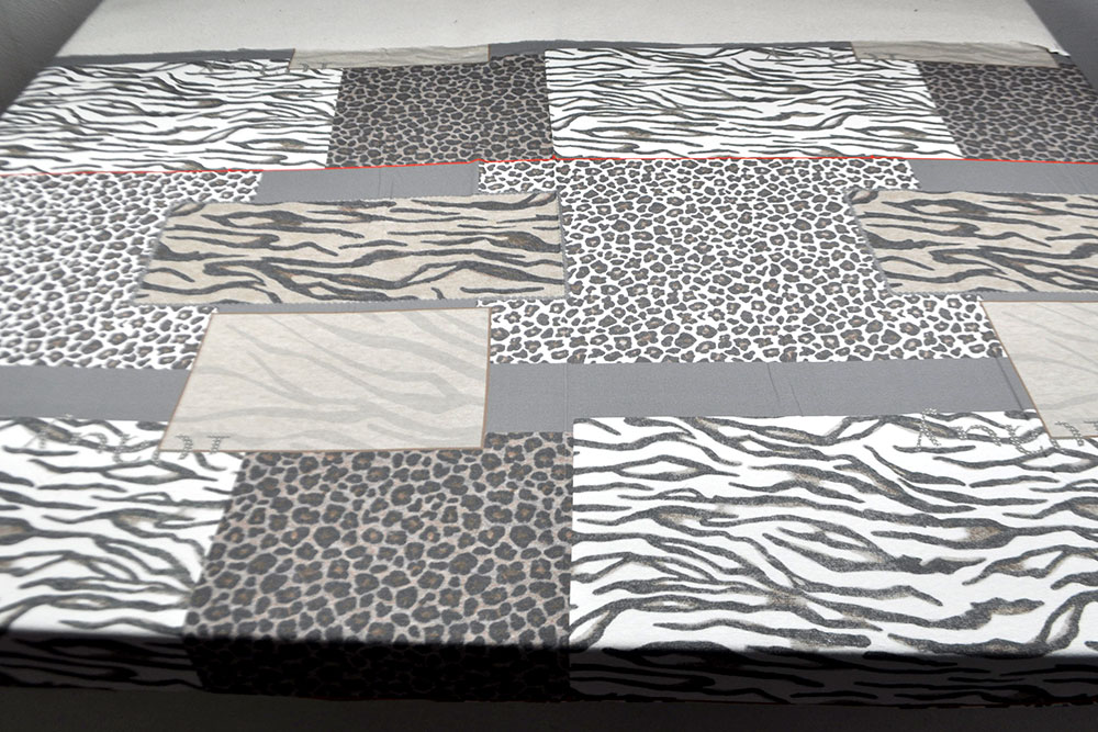 Viskose-Paneljersey - Animal Washed