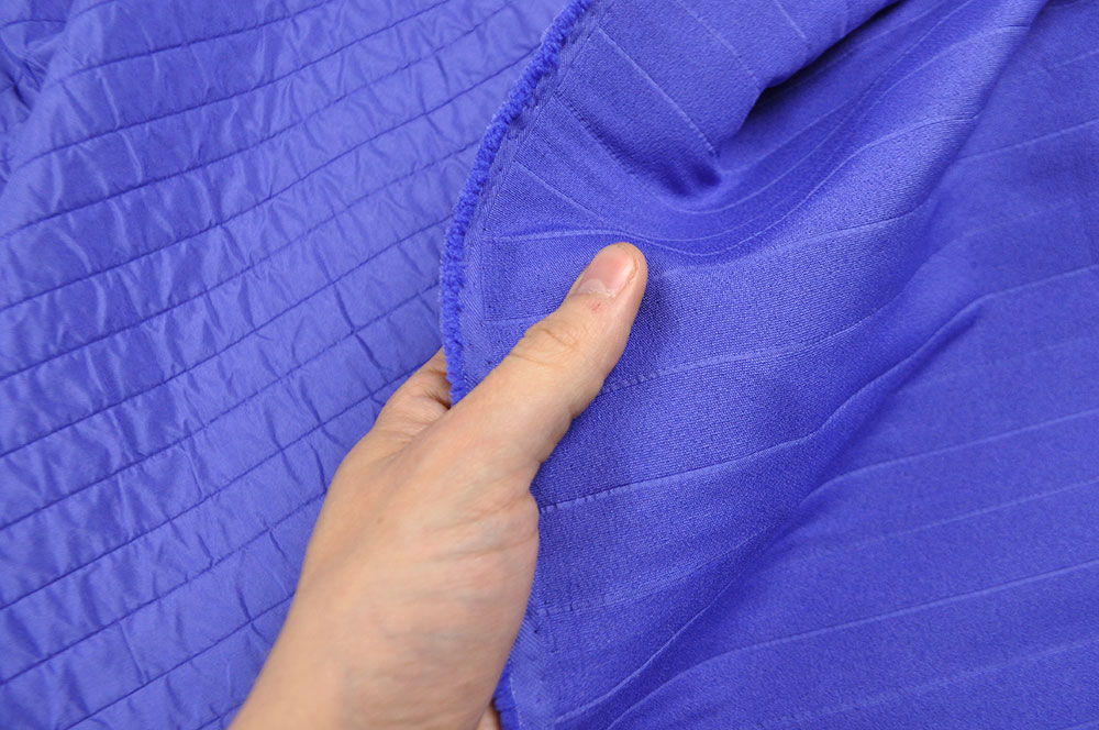 Steppstoff - Querstreifen - Lila