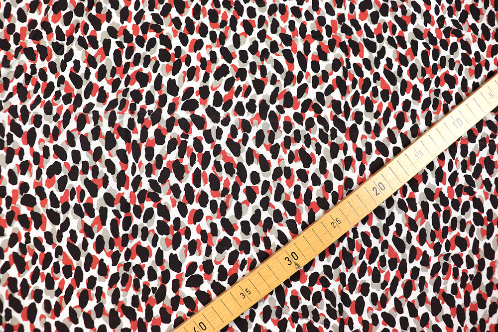 Blusenstoff - Leo-Tupfen