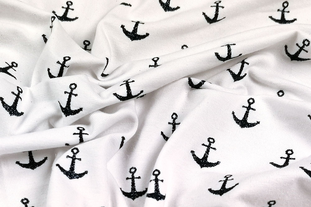 Glitzer-Jersey - Anker