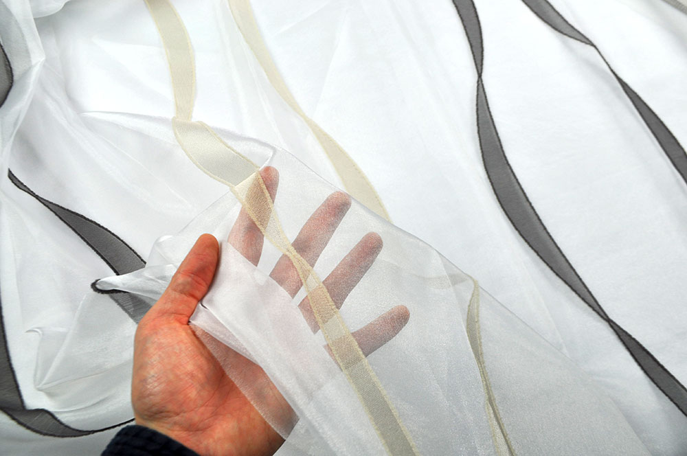 JOOP! - Voile-Gardinenstoff Curvy