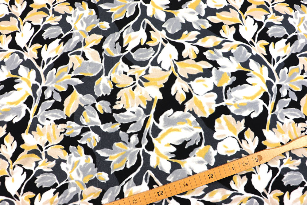 Viskosejersey - Blurry Blossom