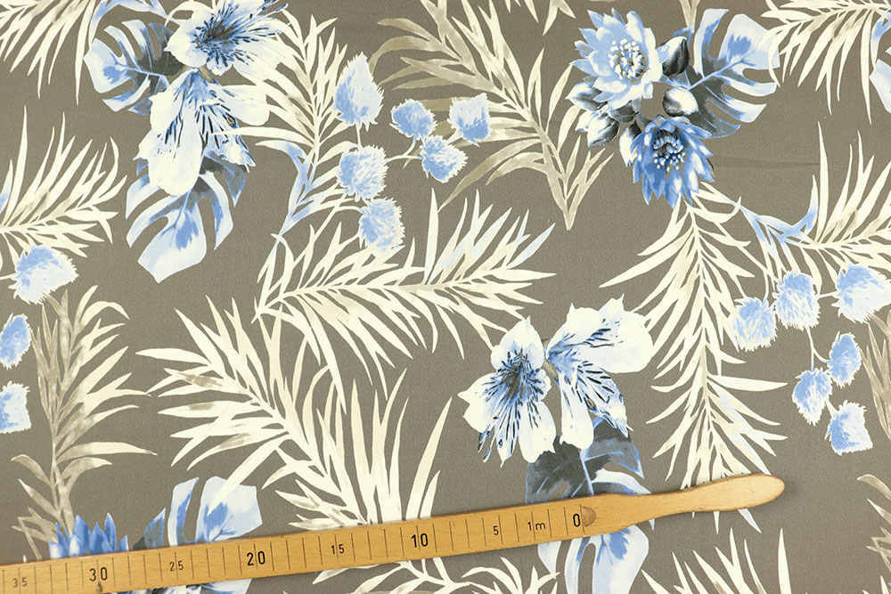 Baumwoll-Stretch - Bahama Fern