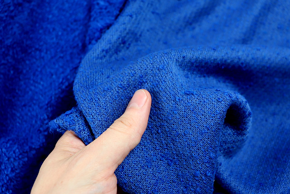 Bouclé-Mix - Royalblau