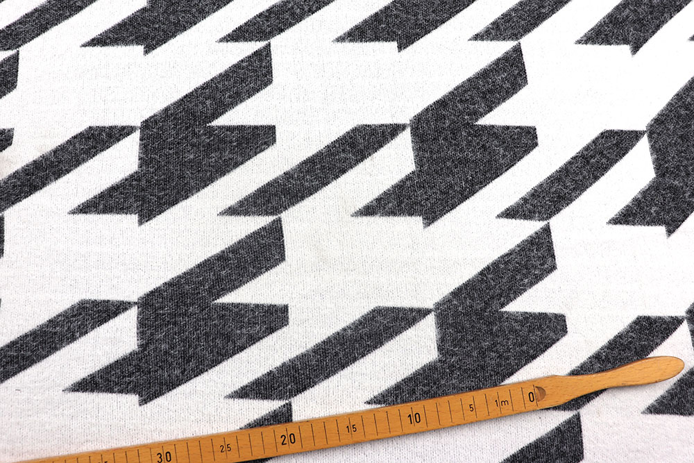 Strickstoff Mohair-Style - Riesen-Hahnentritt