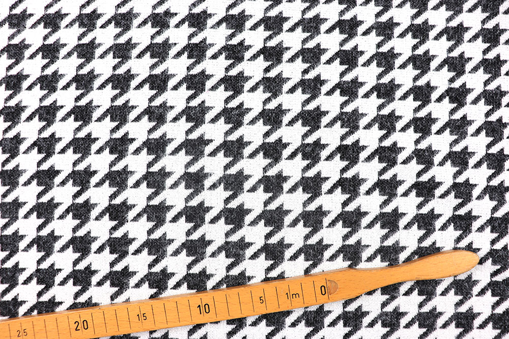 Strickstoff Mohair-Style - Hahnentritt