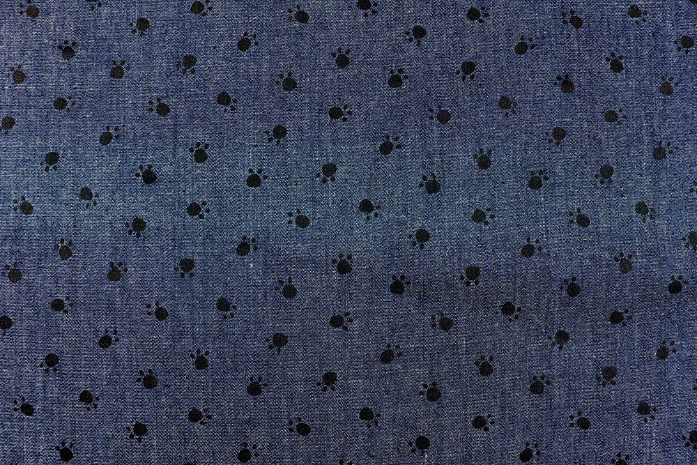 Jeanshemden-Stoff - Tatzen