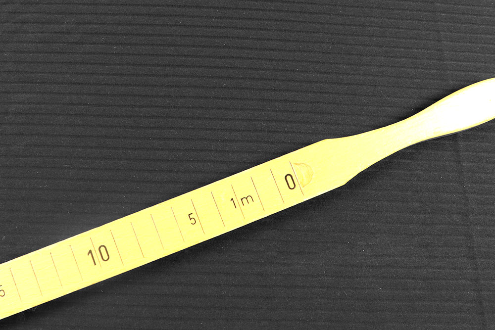 Tanzkleiderstoff - Streifenstruktur - Schwarz